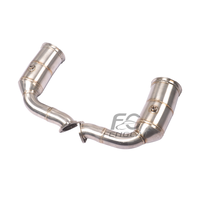 Collecteur d'échappement en acier inoxydable sur mesure pour Audi RSQ8 SQ7 4.0T 2020-2025 – Tuyau de descente haute performance pour amélioration de puissance de course