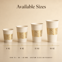 Gobelets à café jetables en papier avec couvercles, logo personnalisé imprimé, double paroi, pour boissons chaudes et froides, 6oz, 8oz, 12oz