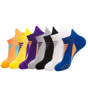 Wholesale Men's Ankle Short Football <b>Socks</b> Knitted Technique Positioned on Cuff and Bottom <b>Training</b> Sports High Quality - Product Image 2