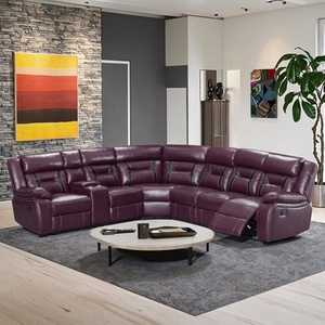 <span class=keywords><strong>CY</strong></span> muebles de sala de estar Color personalizado eléctrico de lujo seccional ajustable cuero reclinable esquina sofá silla conjunto - Product Image 5