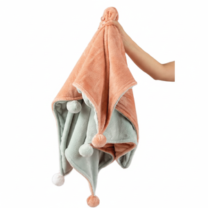 Manta de bebé estilo liso con borlas para niños - Product Image 1