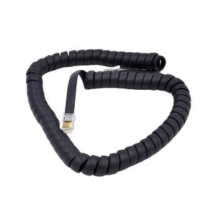 <span class=keywords><strong>Cable</strong></span> en espiral <span class=keywords><strong>rizado</strong></span> para teléfono de 1m <span class=keywords><strong>Cable</strong></span> en espiral de 6 núcleos Rj12 6p6c - Product Image 1