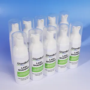 Marque privée extensions de cils shampooing cils démaquillant Mousse cils colle produit de nettoyage soin des cils mousse shampooing