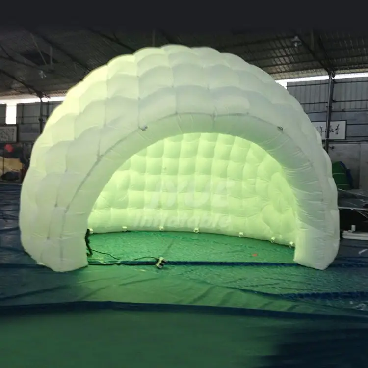 Outdoor Reclame Dome Opblaasbare Party Tent Kleurrijke Opblaasbare Tent Met LED Licht