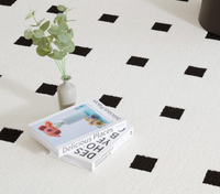 Tapis de luxe modernes et simples haut de gamme antidérapants à forte absorption acoustique pour salon et chambre à coucher