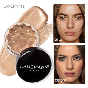 LANGMANNI krim Concealer tahan lama Formula pemutih alami pengendali minyak pelembap tahan air mencerahkan kulit tanpa noda - Product Image 6