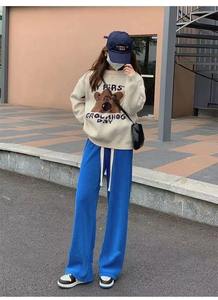 <span class=keywords><strong>Pantaloni</strong></span> Casual da <span class=keywords><strong>Donna</strong></span> <span class=keywords><strong>a</strong></span> <span class=keywords><strong>Righe</strong></span> Comodi <span class=keywords><strong>a</strong></span> Vita Alta con Coulisse Elastica, Modello Dritto <span class=keywords><strong>a</strong></span> Tinta Unita - Prezzo all'Ingrosso Economico 2026 - Product Image 4