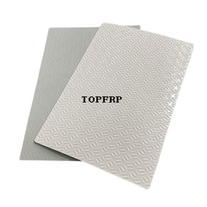 Plaque en fibre de verre FRP à motif antidérapant, enduite de gel, ignifuge, résistante au vieillissement et isolante - Product Image 1