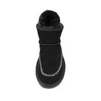 Bottes de neige d'hiver à cheville en cuir duveteux pour femmes personnalisées pour femmes