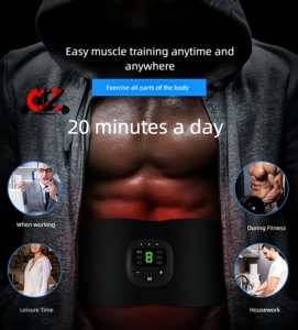 CZFIT เข็มขัดนวดลดหน้าท้องอัจฉริยะ, เผาผลาญไขมันกล้ามเนื้อหน้าท้อง, ฟิตเนสที่บ้านและกระชับหน้าท้องสำหรับคนขี้เกียจ - Product Image 6