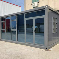 Maison Modulaire Préfabriquée de Haute Qualité en Kit, Conteneur Plat, pour Remplacement