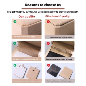 Nueva Caja de Joyería Personalizable, Duradera, Octogonal, con Patrón Liso, para Aretes, Anillos, Collares y Pulseras, 25 Años de Alta Calidad - Product Image 3