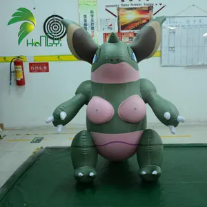 Hongyi Aangepaste Opblaasbare Monster Pop Speelgoed
