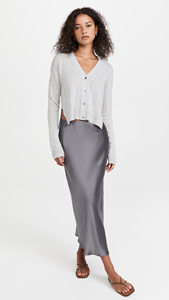 <span class=keywords><strong>Jupe</strong></span> <span class=keywords><strong>longue</strong></span> <span class=keywords><strong>en</strong></span> Satin Simple pour femme, vêtement décontracté de couleur unie, personnalisé - Product Image 2