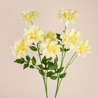 Nieuwe Kunstbloem 4-koppige Bloemarrangement Huisdecoratie Kleine Dahlia Tak Decoratie Binnenhuwelijksdecoratie Valentijnsdag Decoratie