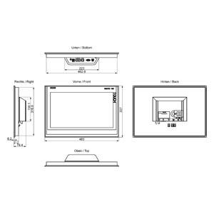 6AV2 124-0UC02-0AX1 HMI Comfort 1280x800 Hecho en Alemania - Product Image 2