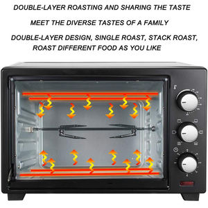 فولاذ مقاوم للصدأ كهربائي مخصص بدرجة حرارة عالية مع وظيفة المشواة الحرارية للمطبخ - Product Image 3