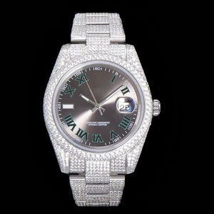 Reloj Mecánico de Cristal de Lujo y Súper Calidad, 41 mm, Fábrica TW, Acero Inoxidable 904L, Movimiento 2824, Diseño Cielo Estrellado con Diamantes - Product Image 1