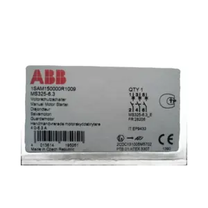 오리지널 ABB 모터 스타터 MS325-6.3 (4-6.3A) MS325-6.3 (4-6.3A)