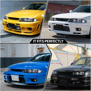 โบราณไฟหน้ารถสำหรับนิสสันสกายไลน์ R33 GTR <span class=keywords><strong>GT</strong></span>-R BCNR33ไฟหน้า LED 1995-1998อะไหล่อัพเกรด (ไม่ใช่สำหรับ GTS gtst) - Product Image 3