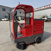Machine de balayage de sols industrielle, équipement de nettoyage de sols, machine de balayage électrique pour entrepôt et usine