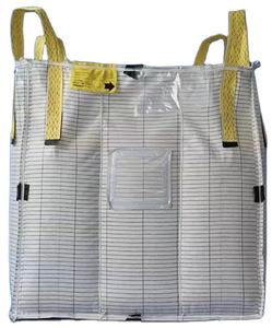 Hesheng Type C กระเป๋า fibc 1000กก. ถุงเก็บของนำไฟฟ้าขนาดใหญ่1ตันป้องกันไฟฟ้าสถิตย์ - Product Image 1