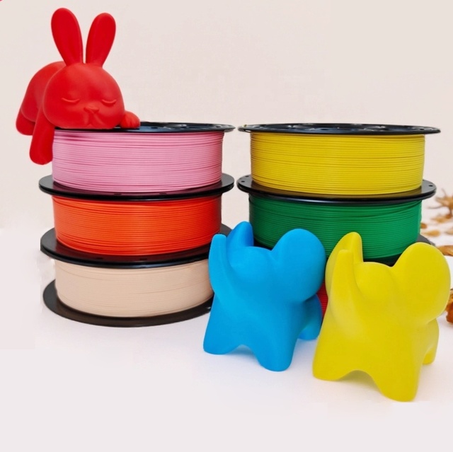 Factory Wholesale Matte PLA 3D Printing Filament 1.75mm 1kg 100% Virgin Material High Quality for FDM 3D Printers