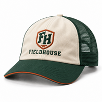 Topi Baseball OEM m lb Fashion Custom LOGO Bordir Tanpa Struktur Snapback Sandwich Sport Trucker