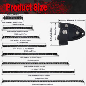 8-50 pouces 6D Lentille Led Bar Offroad LED Travail Lumière Combo Faisceau Auto Conduite Lumière LED Barres pour <span class=keywords><strong>Lada</strong></span> Camion <span class=keywords><strong>4x4</strong></span> SUV ATV <span class=keywords><strong>Niva</strong></span> 12V 24V - Product Image 3