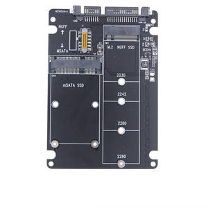 SATA 60 Гбит/с <span class=keywords><strong>M</strong></span>.<span class=keywords><strong>2</strong></span> твердотельный SSD to SATA3 внешний жесткий диск NGFF MSATA к последовательному порту адаптер карты двойного назначения два-в-одном - Product Image 2