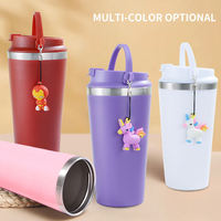 510ML 16oz Thermobecher mit individuellem Logo aus 304 Edelstahl, Vakuum-Isolierflasche, Reisebecher für Tee, Kaffee, Wasser & PC-Becher