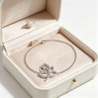 Bracelets en argent sterling 925 tendance pour femmes, détails de charme luxueux et maillons de chaîne avec zircone cubique