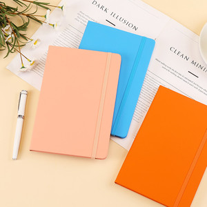 Прямые поставки с завода: Высококачественный блокнот А5 с ремешком, простой деловой ежедневник для офиса, с возможностью нанесения логотипа, подарок - Product Image 3