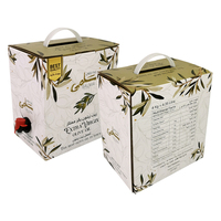 Distributeur de sacs à bavoirs 3L 5L 10L pour café, vin, sirop, jus, eau, sac en plastique liquide avec différentes valves Sac en papier d'aluminium dans une boîte