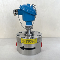 Débitmètre à engrenages ovales pour micro-débits de carburant diesel, eau, huile, liquide, connexion filetée/à bride OEM, en acier inoxydable