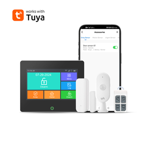 4.3 Inch Tft Touchscreen Alarmpaneel Tuya 4G 2G Gsm Wifi Smart House Security <span class=keywords><strong>Alarm</strong></span> Kit Werken Met <span class=keywords><strong>Camera</strong></span> Samen In De App - Product Image 1
