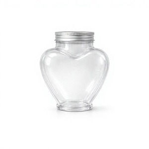 Custom 500ml Transparent PET <b>Plastic</b> Beverage Jar with Twist <b>Cap</b> Made in Vietnam for Custom Manufacturing - Product Image 1