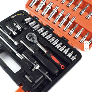 High Quality 53PCS Socket Wrench <b>Set</b> Hand Tool Kit Ratchet Spanner <b>Screwdriver</b> Bits None Hand Operated Tool <b>Set</b> None - Product Image 4