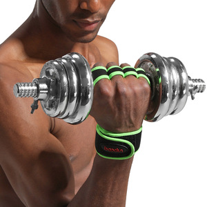 Boton Fitness <b>Gloves</b> Neoprene Black Green Sm Lxl <b>Weight</b> Lifting <b>Training</b> Equipment Men Palm Protection - Product Image 4