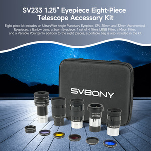 SVBONY Astronomy Accessory Kit 1.25 Inch Eyepieces Filters Barlow Lens For Telescope Observation - Product Image 4