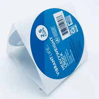 Étiquettes autocollantes personnalisées en plastique mat imperméable en rouleau pour emballages de bonbons, snacks et pizzas – Qualité supérieure