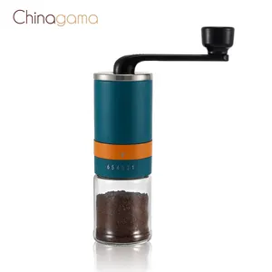 Manual Coffee Bean Grinder Portable Mini Handmade Coffee Grinder with Burr  Adjustable Ceramic Grinding Core Stainless Steel