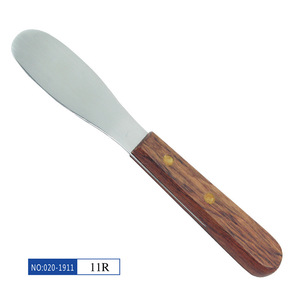 Espátula de yeso Star Teeth con mango de madera y cuchilla de acero inoxidable para hacer moldes 1R 2R 10R 11R - Product Image 5