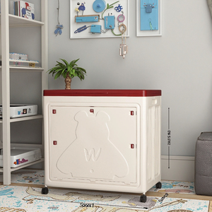 Shenyu 70-inch công suất lớn trẻ em Đồ chơi hộp lưu trữ bánh xe có thể gập lại thiết kế PP vật liệu đa chức năng cho quần áo đồ chơi - Product Image 2