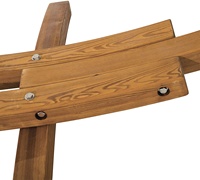 Hamac de jardin en bois massif, support d'aile de balcon avec support en bois, offre spéciale