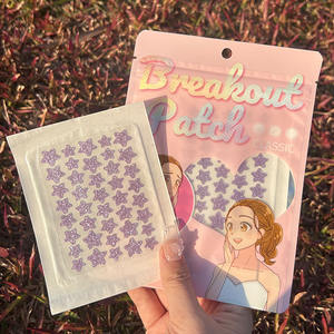 Parches Hidrocoloides para el Acné con 40 Puntos de Brillo en Forma de Estrella, Parches Impermeables para Granos con Aceite de Árbol de Té para el Rostro - Product Image 2