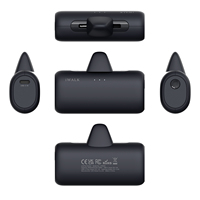 Chargeur portable universel avec éclairage commutable et prises de type C, batterie externe 5000 mAh pour iPhone et appareils Android