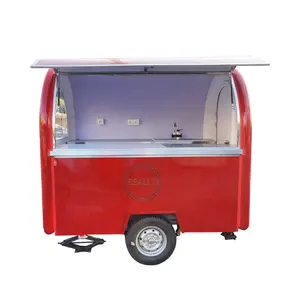 Caffetterie Snack Bakery Mini Food Truck di piccole dimensioni ristorante commerciale rimorchio Mobile per alimenti con forno per Pizza completamente attrezzato