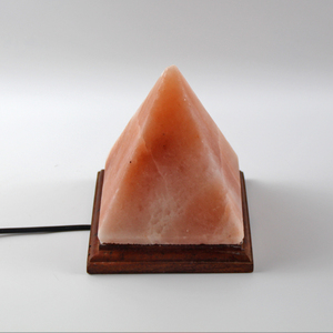 Thủ công Himalaya Hồng đá pha lê đèn với ánh sáng ban đêm kim tự tháp đèn bóng râm từ Pakistan tự nhiên Himalaya muối đá - Product Image 1