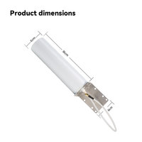 Antenne externe à barillet pour routeur sans fil extérieur longue portée 3G 4G 5G 2,4 GHz et 5 GHz, antenne MIMO 8/10/12 dBi